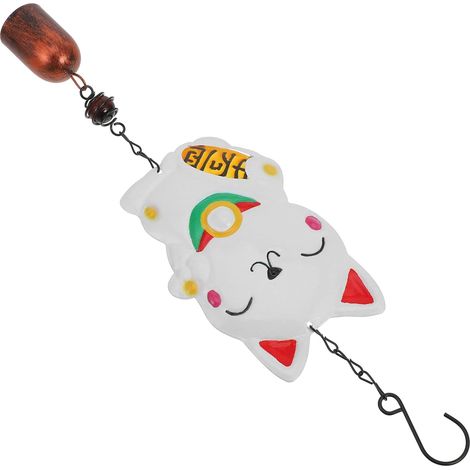 Wind Chime Cat Shape Japanese Bell Lucky Decoration Garden Terrace Balcony Soothing (1/5)