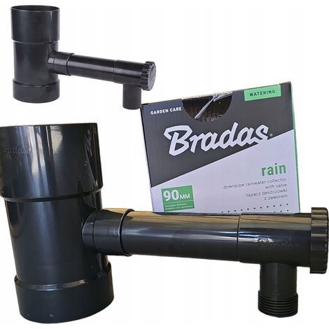 Regenwasserauffangbehälter 90 mm, Graphit (1/5)