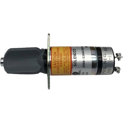 Électrovanne d'arrêt de carburant 12 V 1502-12D6U1B1S1A pour Yanmar 129470-67320 (1/4)
