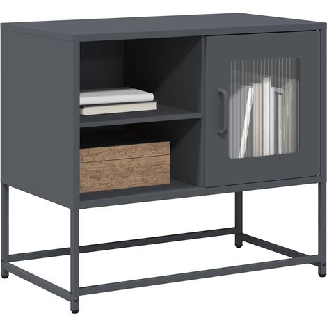 TV-Schrank Anthrazit 68x39x60,5 cm Stahl