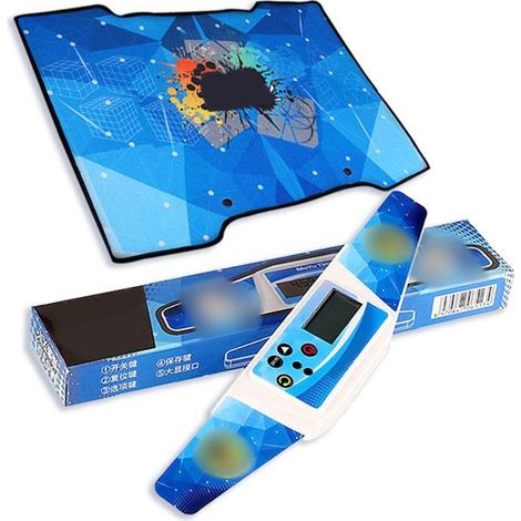 Minuteur de speedcubing professional con pantalla táctil (tapis de cronómetro incluido) – Azul (1/5)