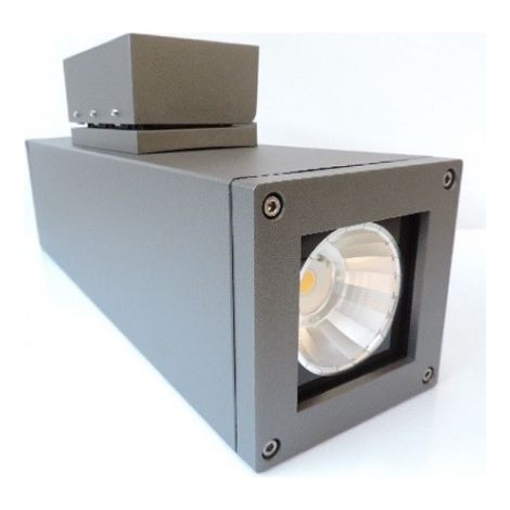 Applique Murale LED 58W Gris Anthracite 4000K Hauteur 480mm IP65 PRISMA 303904 (1/3)