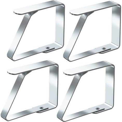Large Tablecloth Clips Set of 4 Stainless Steel Anti-Slip Tablecloth Clips (7cm x 4 Pieces) (1/5)