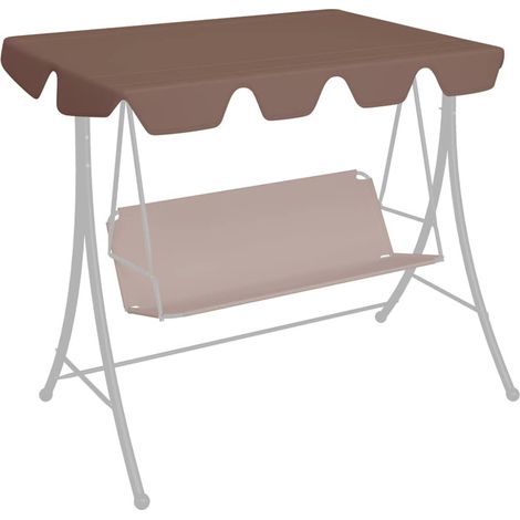 Filiyano-Toile de rechange pour hamac marron 150/130 x 105/70 cm (1/5)