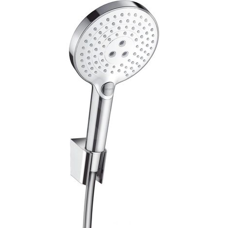 Hansgrohe Raindance Select S - Douche de tête 120, avec accessoires, 3 jets, blanc/chrome 26721400 (1/5)