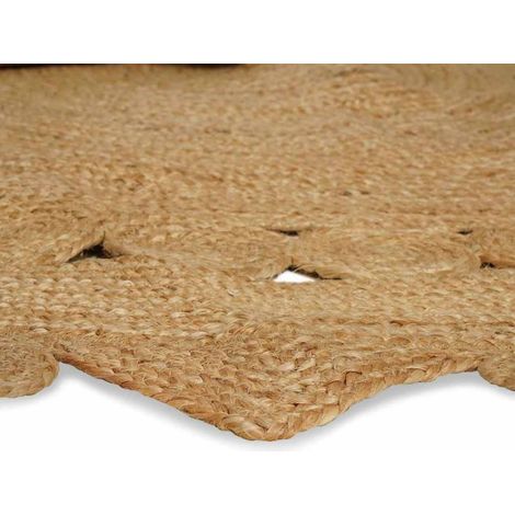 Tapis de salon,Tapis Beige 205 x 305 cm Jute CFW791150 (1/4)
