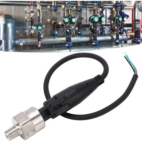 Capteur de pression en acier inoxydable 0,5-4,5 V, filetage 1/8 pouce, 27 NPT, convient aux applications d'eau, d'huile et de gaz. (1/5)