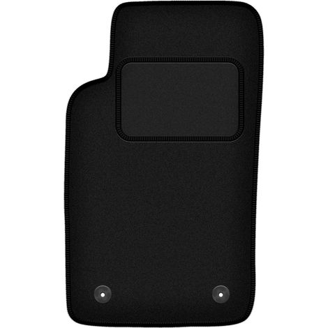 Tapicería negra mate para el asiento del conductor para: Ford Sierra familiar, sedán y liftback (1982-1993) (1/5)