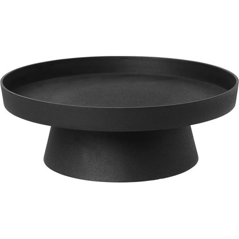 Plaque de Bougie en Aluminium Noir 35 x 35 x 12 cm (1/2)