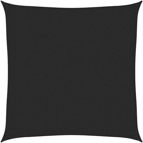 Maison Exclusive - Sonnensegel 160 g/m² Schwarz 3,6x3,6 m HDPE
