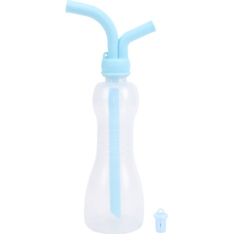 Bouteille entraînement vocal 500ml 8 niveaux eau réglables pour exercice chant (1/5)