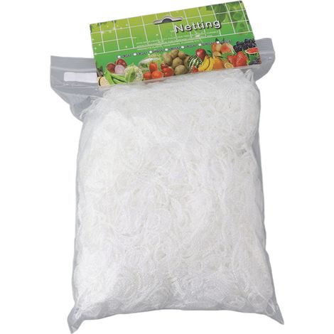 Filet de Treillis Jardin Blanc Polyester pour Plantes Grimpantes, Support Fruits et Légumes, Treillis Multi-Couches 5x60 Pieds pour Jardin Ferme (1/5)