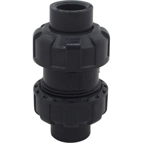 Clapet anti-retour sphérique pour piscine, clapet anti-retour en PVC (diamètre intérieur 50 mm) (1/4)