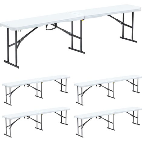 Lot de 5 bancs pliants 3 personnes (1/5)
