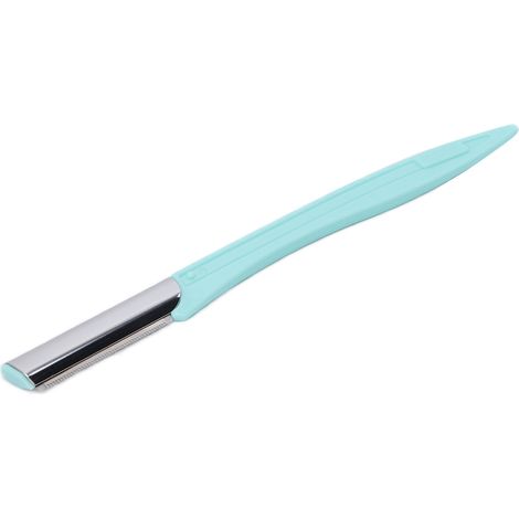 Tondeuse à sourcils portable en acier inoxydable, lame de rasage et de grattage pour sourcils (1/5)