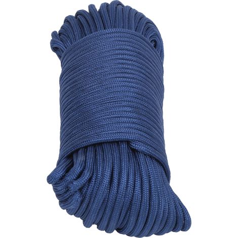 Corde d'escalade 10 brins, spécifications militaires 650, pour le séchage en extérieur, corde de sauvetage, bleu marine (1/5)
