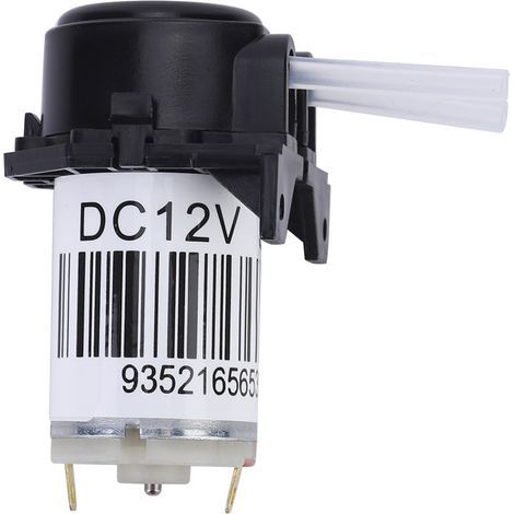 Pompe péristaltique miniature auto-amorçante à angle droit avec tube en silicone. adaptée à une utilisation en laboratoire (12V) (1/5)
