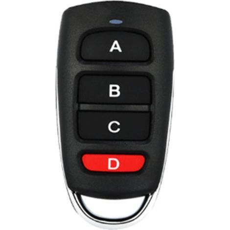 Télécommande De Clonage - 433 Mhz - 4 Boutons - Étanche - Pour Porte De Garage Et Volet Roulant - 1 Pièce (1/5)
