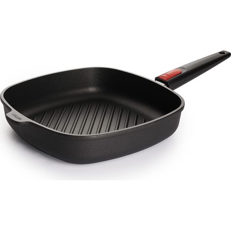 Woll 1628-1N Titanium Nowo - Padella per Carne in ghisa, 28x28 cm 28 cm Nero (1/4)