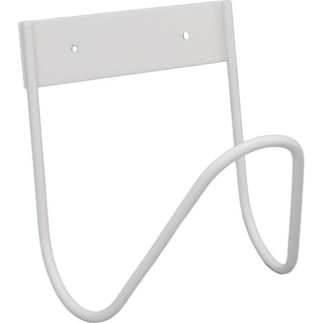 Wandmontierter Gartenschlauchhalter aus Edelstahl 304, robuster Außenhaken, weiß (1/5)