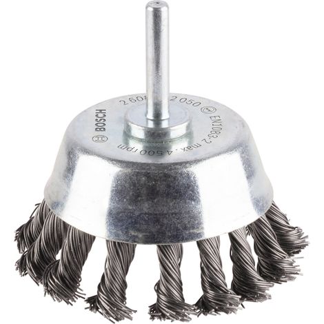 Bosch Brushing PRO Metal heavy Cup Brush Straight Shank 65 x 0.5 mm 2608622050