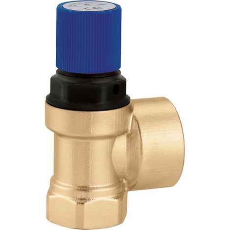 Sicherheitsventil für Sanitäranlagen. Anschlüsse 1 1/4 "x1 1/2", Einstellung 10 bar Caleffi 531710 1 1/4" x 1 1/2" - 10 bar