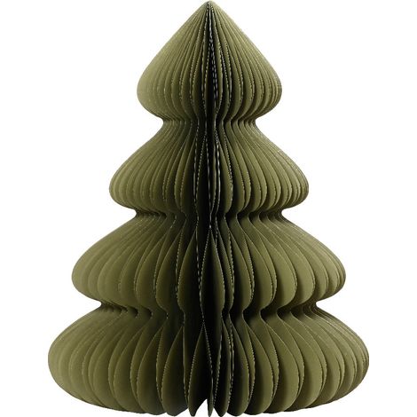 Weihnachtsbaum aus grünem Papier Ø72 × H90 cm