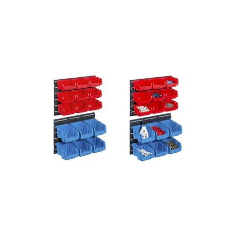 Organizzazione officina allit profiPlus C 1+2/17 15 pezzi rosso blu