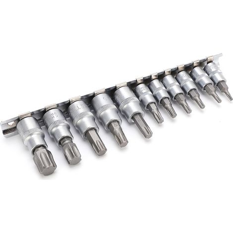 Jeu de 11 douilles universelles pour métaux de 1/4 po et 3/8 po pour l'entretien automobile (1/5)