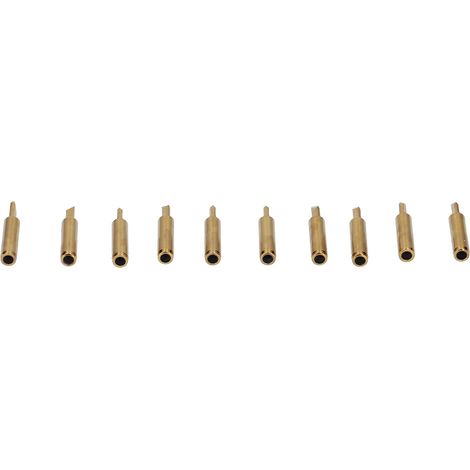 10 Pièces Pointes de Soudure Dorées, Accessoires de Remplacement pour Fer à Souder 60W900M-T-SK (1/5)
