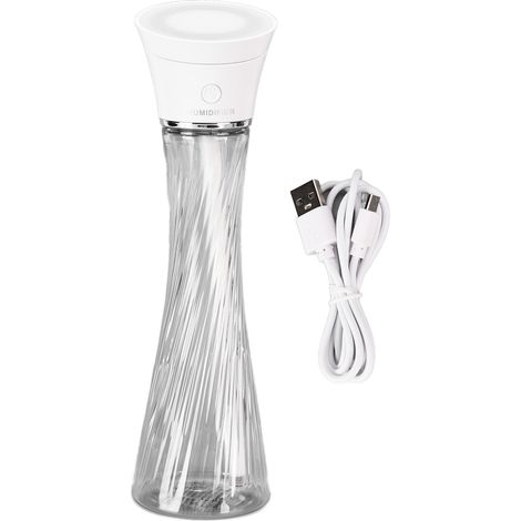 Mini Humidificateur USB 250ml Portable avec LED Coloré - Rechargeable Sans Fil (1/5)