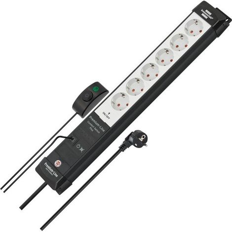 Brennenstuhl Premium-Line Comfort Switch Plus negro y gris (1/4)