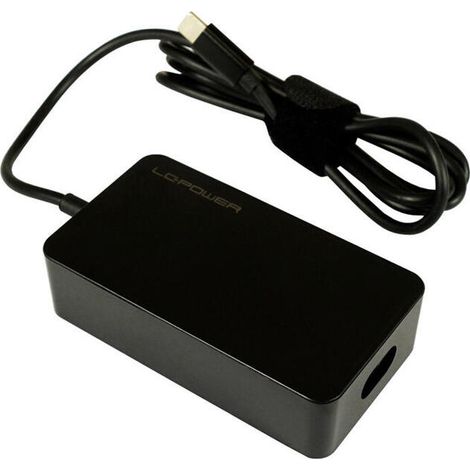 LC-Power LC-NB-PRO-45-C adaptador e inversor de corriente Interior 45 W Negro (1/4)