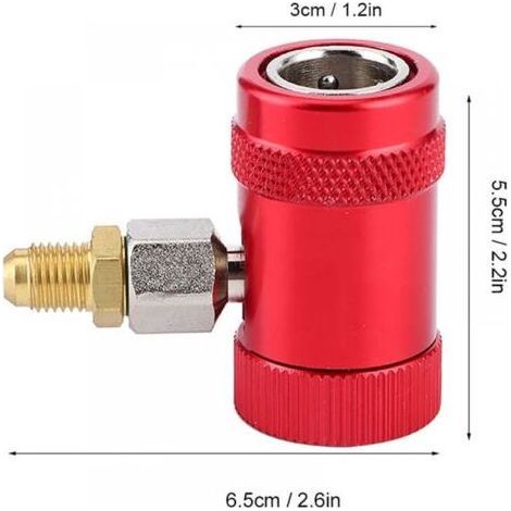 Coupleurs Rapides Raccord Rapide Réglable R1234yf Kit de Conversion de Climatisation de Voiture Réfrigérant de Climatisation (1/5)