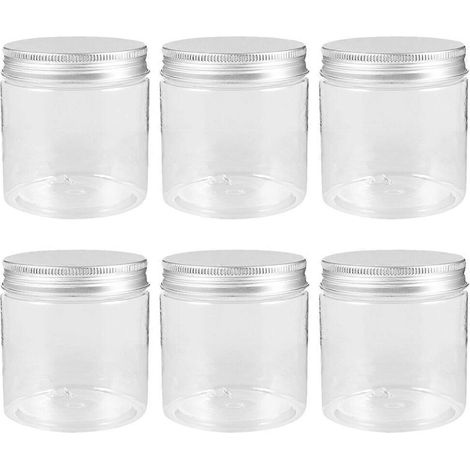 Lot de 6 mini bocaux Mason pour la maison, bocaux Mason portables, bocaux Mason avec couvercles (1/4)