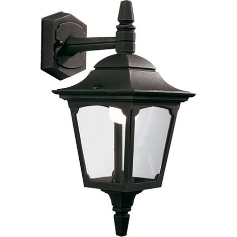 Elstead Chapel Mini - Lanterna da parete per esterni 1 luce con luce nera IP44, attacco E27 (1/5)