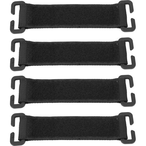 Packung schwarzer MOLLE-Bänder für Rucksäcke, optimaler Halt, Nylon-Klettverschluss-MOLLE-Patch für Outdoor-Reisen. (1/5)