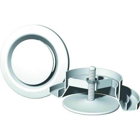 Bouche d'extraction réglable, D 100 mm, à manchette à griffes S&P (UNELVENT) 850706