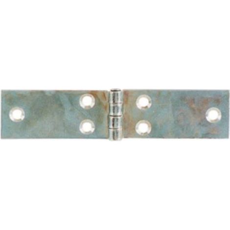 24 x CERNIERA PERNO FISSO 122 LUNGA ACC ZINC 119X28MM