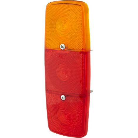 2 Lichtscheiben Rücklicht Halogen HELLA für AGRIFAC MAN LIEBHERR RENAULT (1/5)