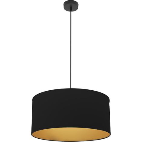 Colgante Anuska 1xe27 Negro/negro-oro Regx50x50 Cm (1/2)