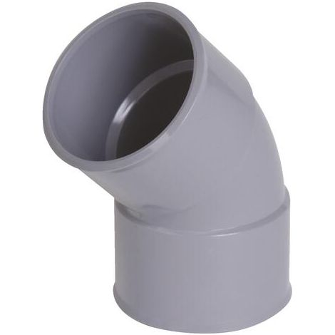 Coude PVC 45° FF 63 Nicoll -NF-