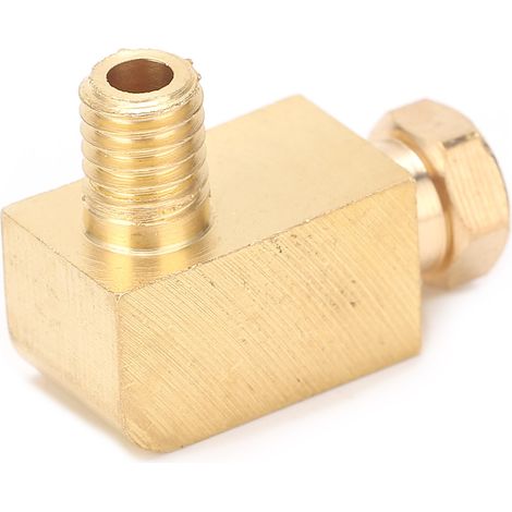 Raccord de Tuyauterie en Laiton à Angle Droit, Jonction Filetée pour Tube Industriel PL406 (1/5)