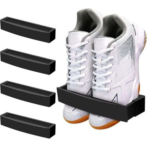 4er-Pack verstellbares Schuhregal zur Wandmontage, Schuhregal-Aufbewahrungs-Organizer, Wohnmobil-Aufbewahrung, Tür-Schuhregal (1/4)