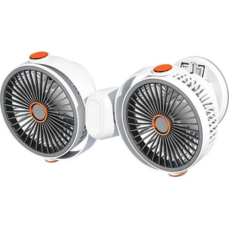 Ventilateur À Pince Pour Voiture 5 Vitesses Double Tête (1/5)