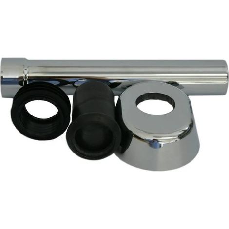 CANOTTO D'ALLACCIAMENTO PER CASSETTA UNICA+  GEBERIT- Diam. 40/44 L.250 Cromo- GEBERIT- pezzi 1