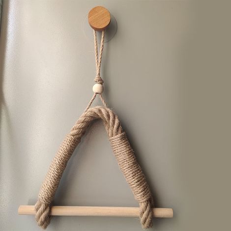 Toilet paper holder without drilling - Vintage style - For toilet and bathroom - 60 cm