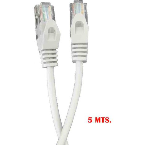 Cable utp cat.5e latiguillo rj45 outex 5 m (1/2)