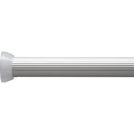 Croydex Heavy Duty Telescopic Tension Rod 1100-1950mm - Silver