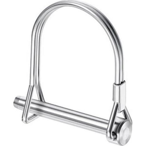 Attelage de remorque vélo, raccord pour axe, goupille de sécurité, axes QR et pleins jusqu'à 12 mm, acier robuste (1/4)